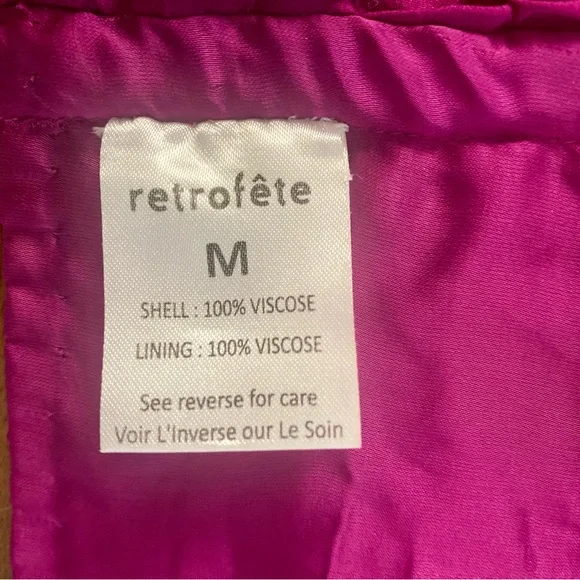 Retrofete Pink Beaded Bustier Top Size M - Picture 12 of 16